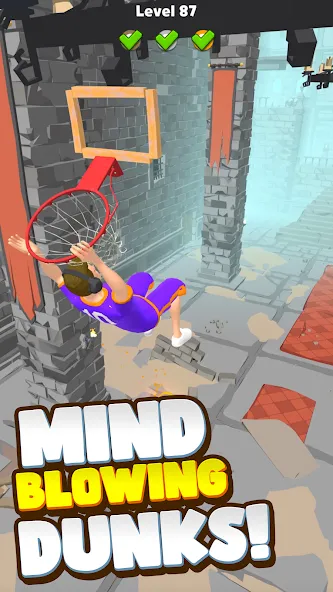 Hoop World: Flip Dunk Game 3D (Хуп Ворлд) [МОД: Все открыто, Дополнительные деньги и Меню MOD] Screenshot 2