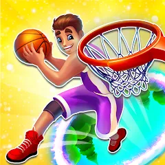 Скачать Hoop World: Flip Dunk Game 3D (Хуп Ворлд) [МОД: Все открыто, Дополнительные деньги и Меню MOD] | Взлом Hoop World: Flip Dunk Game 3D на Андроид