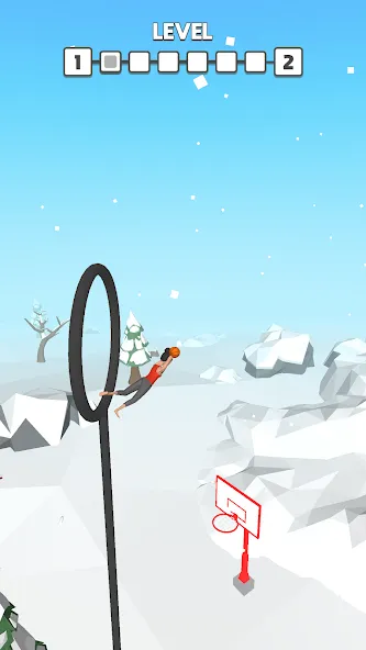 Flip Dunk (Флип Данк) [МОД: Много монет, Открытые уровни и Мега MOD] Screenshot 5