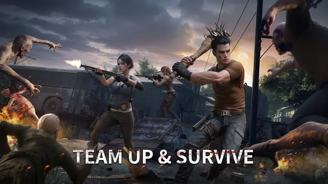 Aftermath Survival: Zombie War (Афтермат Сурвайвл) [МОД: Много монет, Открытые уровни и Мега MOD] Screenshot 4