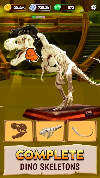Dino Quest 2: Dinosaur Fossil (Дино Квест 2) [МОД: Деньги, Монеты и Меню MOD] Screenshot 3