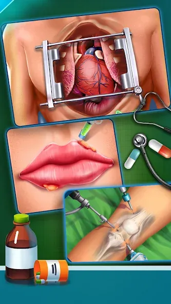 Surgery Doctor Simulator Games [МОД: Много монет, Открытые уровни и Мега MOD] Screenshot 4
