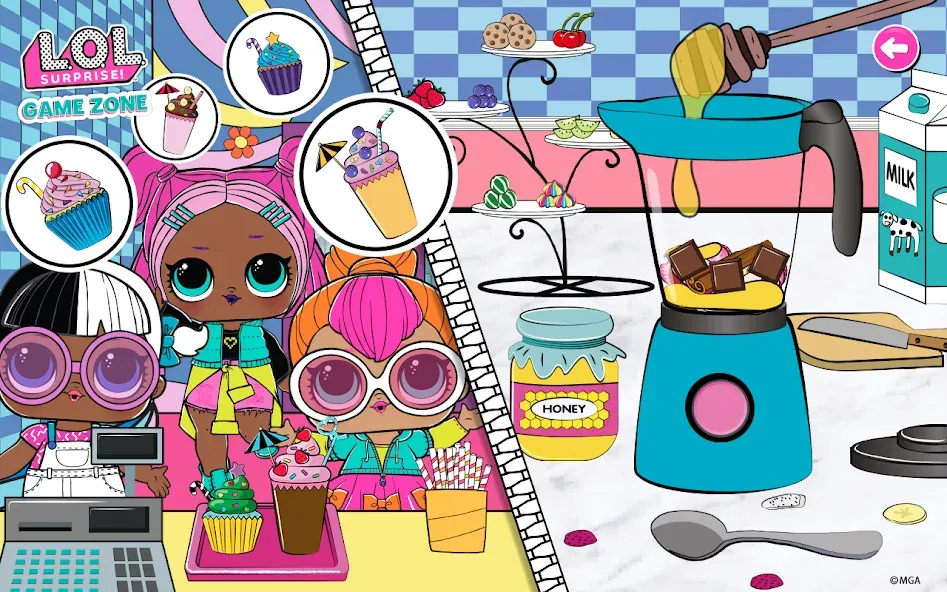 L.O.L. Surprise! Game Zone [МОД: Все открыто, Дополнительные деньги и Меню MOD] Screenshot 2