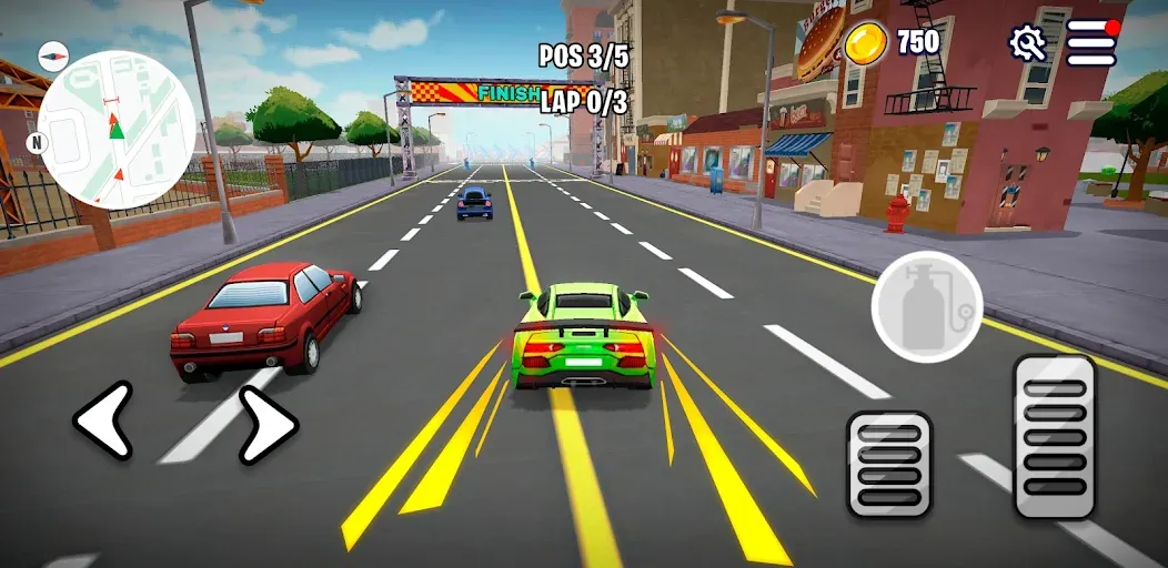 Rumble Racing: Car Drifting (Рамбл Рейсерс) [МОД: Много монет, Открытые уровни и Мега MOD] Screenshot 1