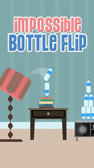 Impossible Bottle Flip (Импоссибл Ботл Флип) [МОД: Бесконечные деньги, Монеты и Мега MOD] Screenshot 1