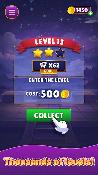 Card Match (Кард Матч) [МОД: Меню, Бесконечные монеты и Открытые уровни] Screenshot 3