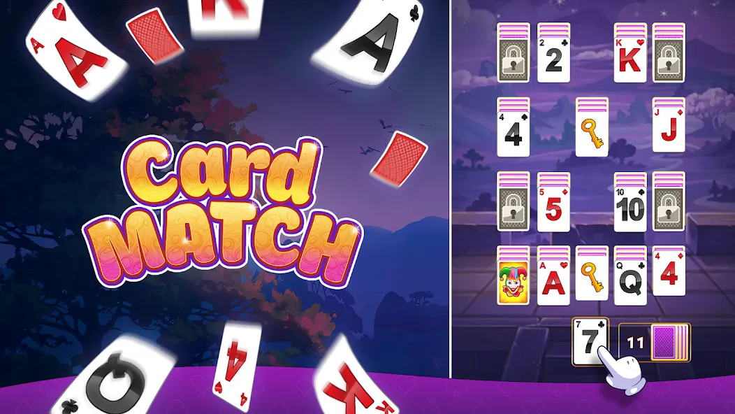 Card Match (Кард Матч) [МОД: Меню, Бесконечные монеты и Открытые уровни] Screenshot 5