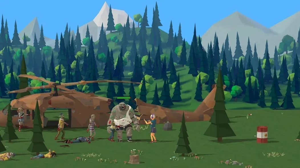 Zombie Forest 3: Underground (Зомби лес 3) [МОД: Много монет, Открытые уровни и Мега MOD] Screenshot 3