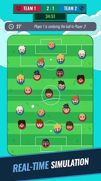 Merge Football Manager: Soccer (Мерж Футбол Менеджер) [МОД: Деньги, Монеты и Меню MOD] Screenshot 1