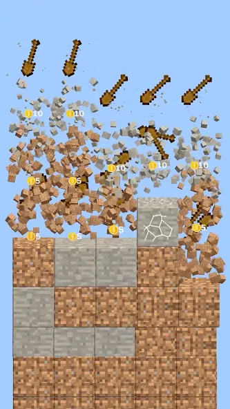 Merge Miners (Мерж Майнерс) [МОД: Деньги, Монеты и Меню MOD] Screenshot 4