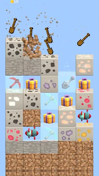 Merge Miners (Мерж Майнерс) [МОД: Деньги, Монеты и Меню MOD] Screenshot 5