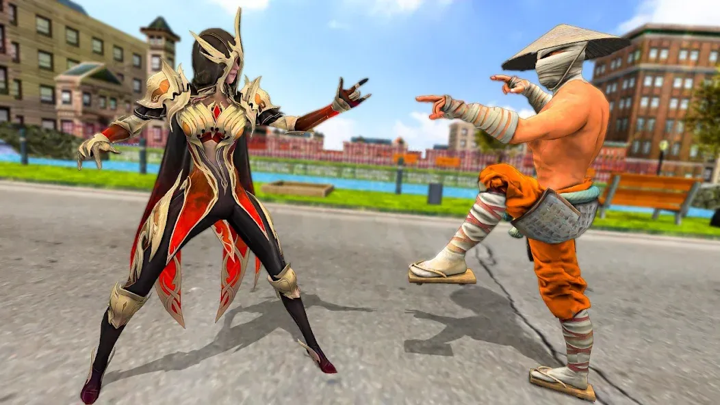 Ninja Master 3D Fighting Games [МОД: Деньги, Монеты и Меню MOD] Screenshot 5