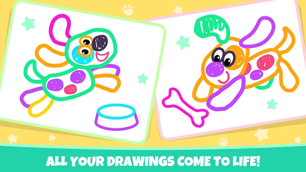 Drawing for kids! Toddler draw [МОД: Много монет, Открытые уровни и Мега MOD] Screenshot 4
