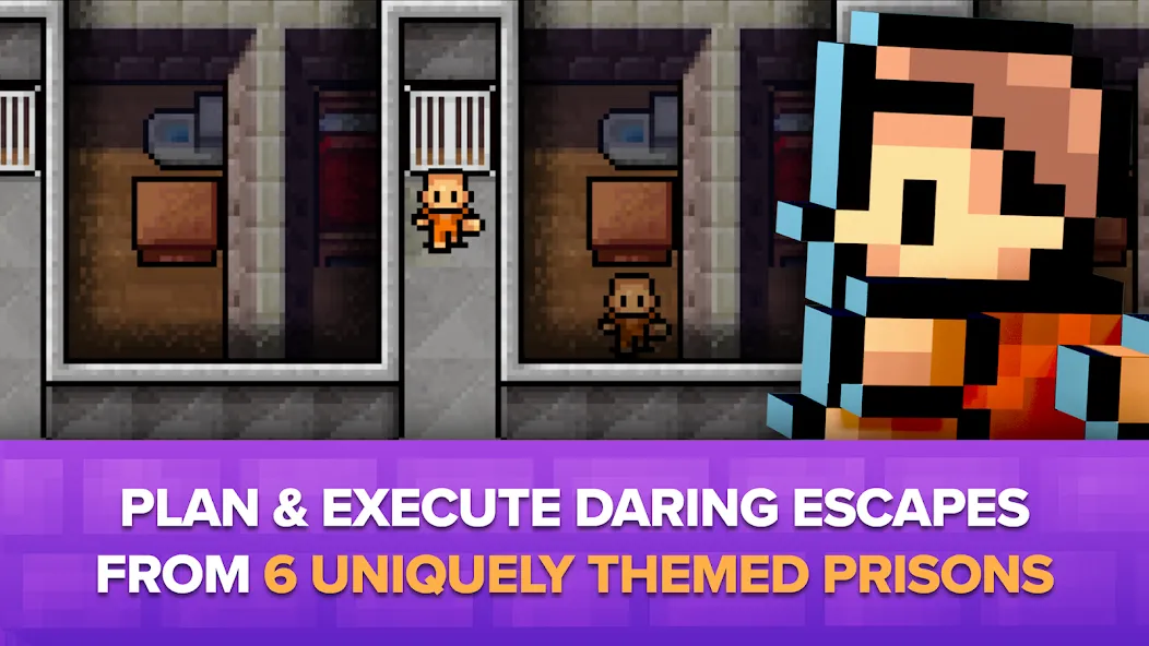 The Escapists: Prison Escape – (Зе Эскейпистс) [МОД: Много денег, Монет и Все открыто] Screenshot 2