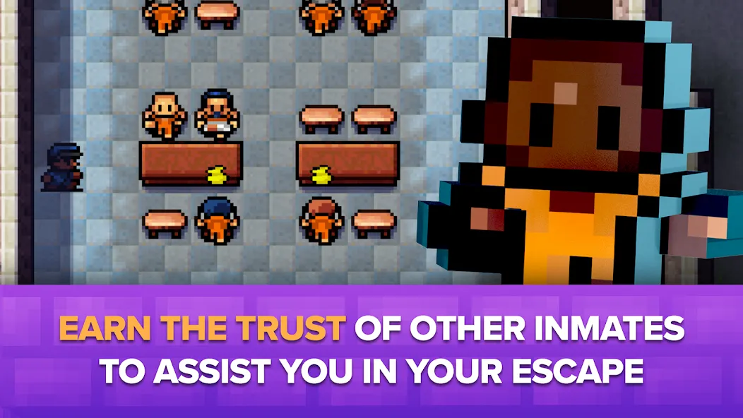 The Escapists: Prison Escape – (Зе Эскейпистс) [МОД: Много денег, Монет и Все открыто] Screenshot 4