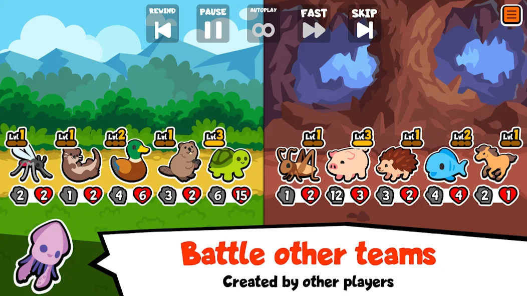 Super Auto Pets (упер Ауто Петс) [МОД: Деньги, Монеты и Меню MOD] Screenshot 2