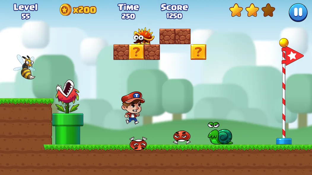 Super Bill World-Fun Adventure (Супер Билл Мир) [МОД: Много денег, Монет и Все открыто] Screenshot 1