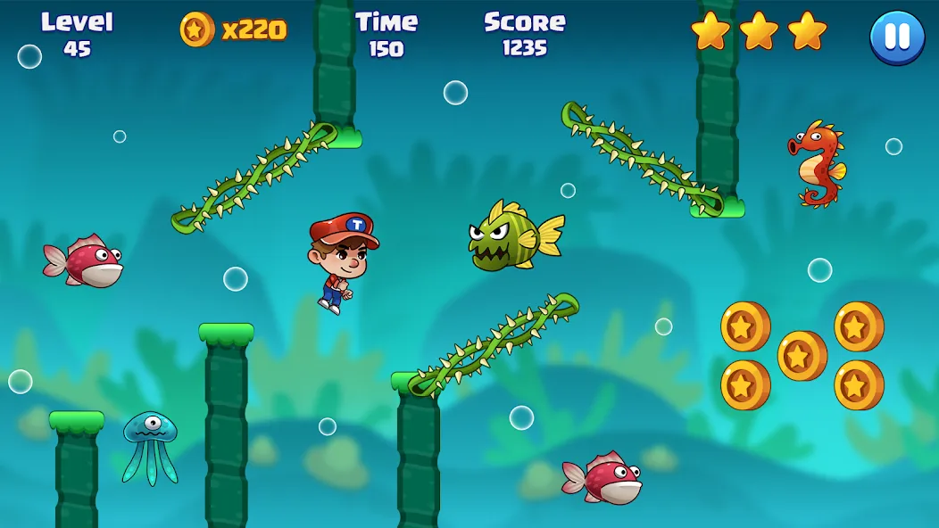 Super Bill World-Fun Adventure (Супер Билл Мир) [МОД: Много денег, Монет и Все открыто] Screenshot 5