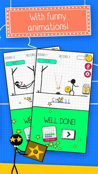 Hangman [МОД: Много монет, Открытые уровни и Мега MOD] Screenshot 3