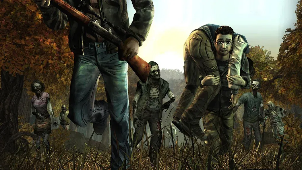 The Walking Dead: Season One (За Волчьими законами) [МОД: Много монет, Открытые уровни и Мега MOD] Screenshot 3