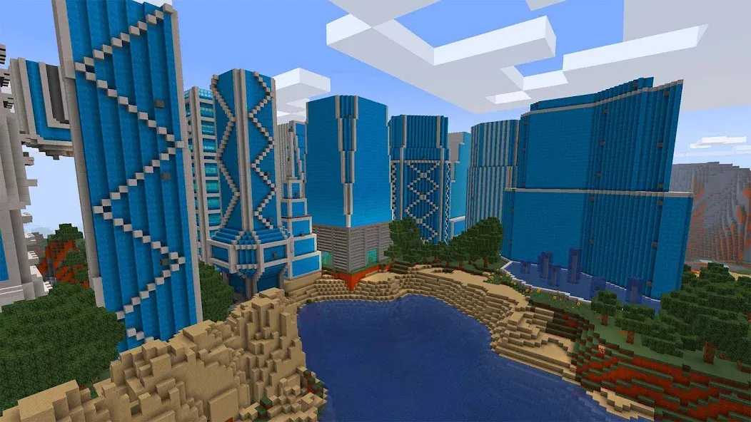 Mini Block Craft Realm Craft (РеалмКрафт) [МОД: Много монет, Открытые уровни и Мега MOD] Screenshot 3