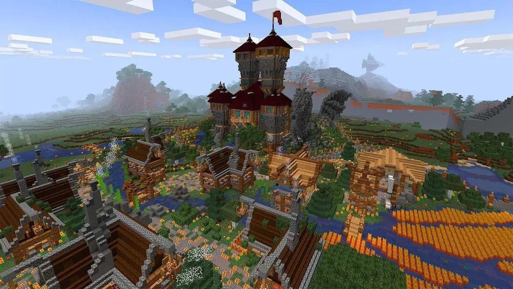Mini Block Craft Realm Craft (РеалмКрафт) [МОД: Много монет, Открытые уровни и Мега MOD] Screenshot 5