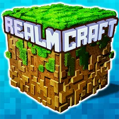 Скачать Mini Block Craft Realm Craft (РеалмКрафт) [МОД: Много монет, Открытые уровни и Мега MOD] | Взлом Mini Block Craft Realm Craft на Андроид