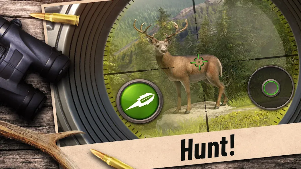 Hunting Clash: Shooting Games (Хантинг Клаш) [МОД: Бесконечные деньги, Монеты и Мега MOD] Screenshot 1