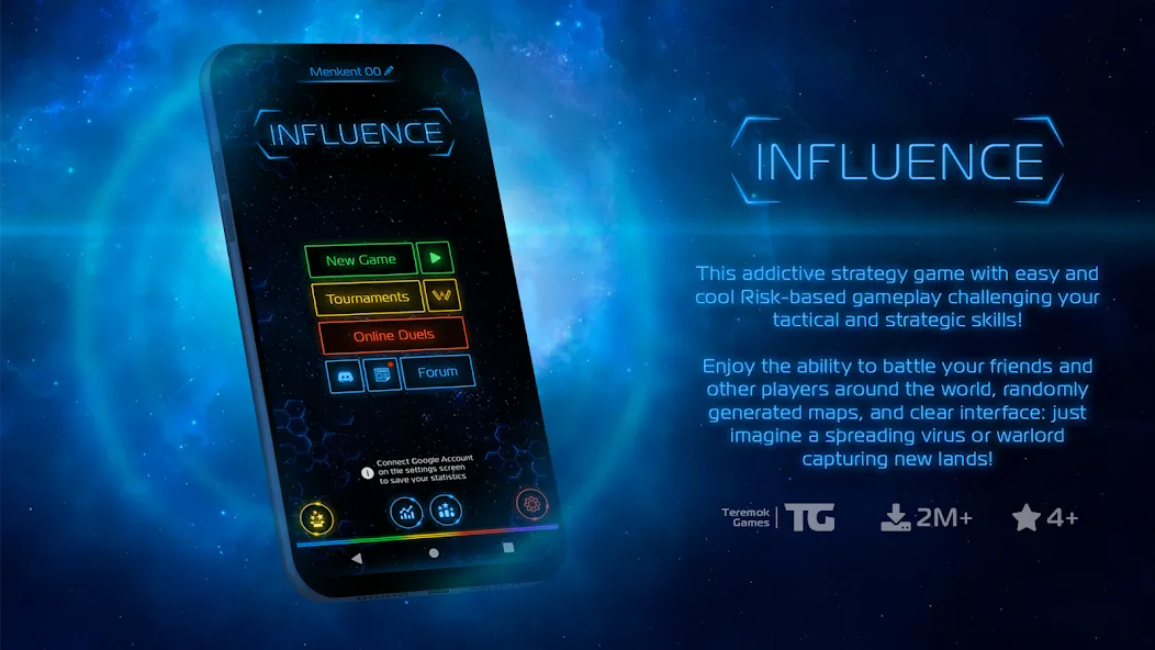 Influence (Инфлюэнс) [МОД: Много монет, Открытые уровни и Мега MOD] Screenshot 1