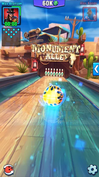 Bowling Crew — 3D bowling game [МОД: Все открыто, Дополнительные деньги и Меню MOD] Screenshot 1