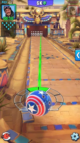 Bowling Crew — 3D bowling game [МОД: Все открыто, Дополнительные деньги и Меню MOD] Screenshot 3