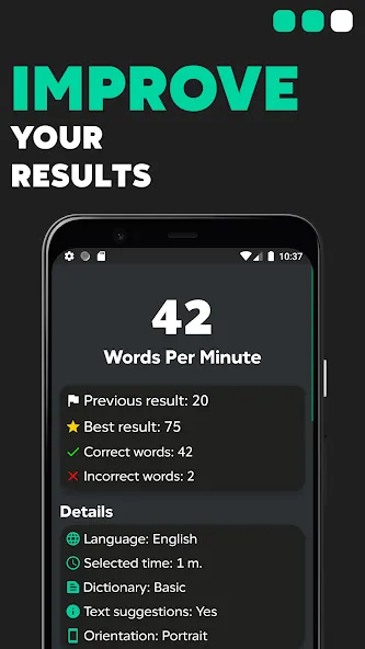 TypeGo – speed up your typing! (ТайпГо) [МОД: Много монет, Открытые уровни и Мега MOD] Screenshot 2