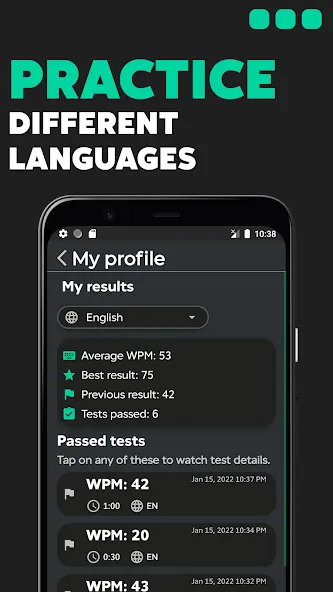 TypeGo – speed up your typing! (ТайпГо) [МОД: Много монет, Открытые уровни и Мега MOD] Screenshot 3