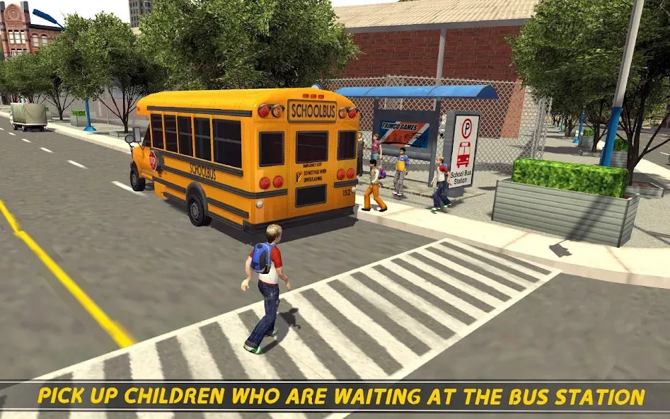 School Bus 16 [МОД: Много монет, Открытые уровни и Мега MOD] Screenshot 1