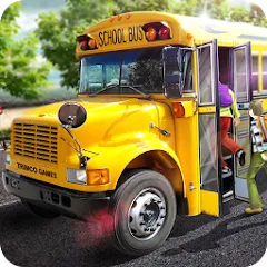 Скачать School Bus 16 [МОД: Много монет, Открытые уровни и Мега MOD] | Взлом School Bus 16 на Андроид