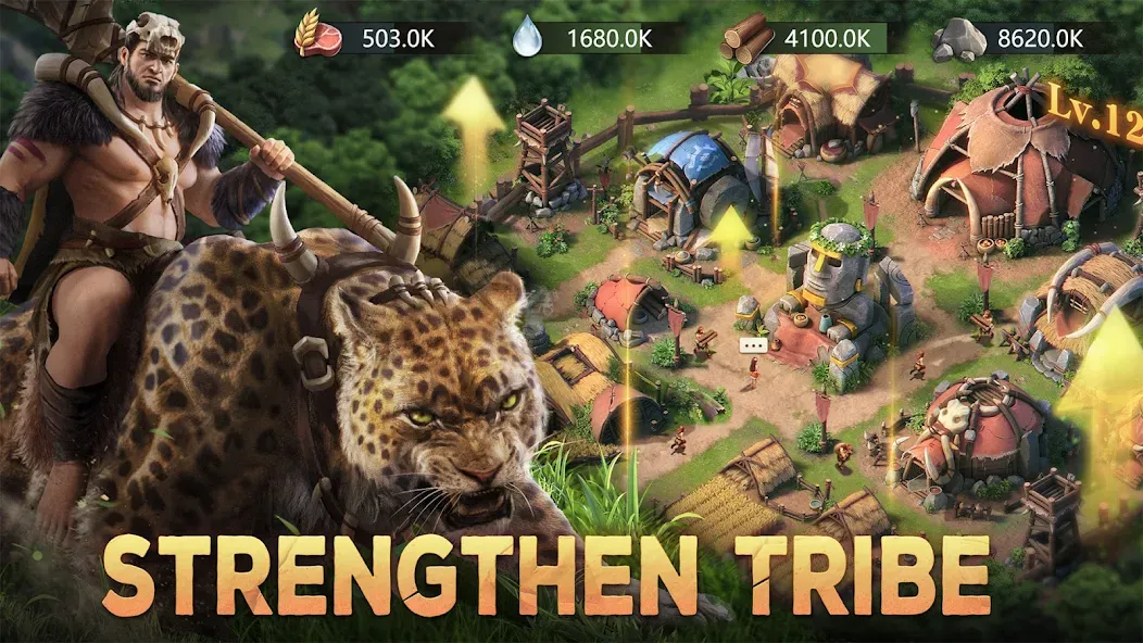 Primitive Era: 10000 BC (Примитивная эпоха) [МОД: Много денег, Монет и Все открыто] Screenshot 5