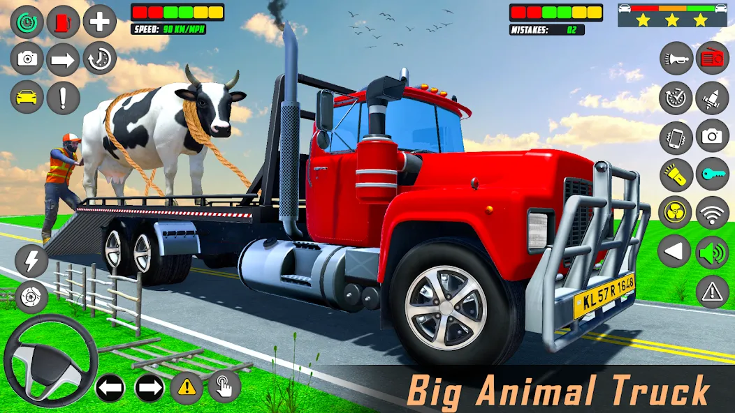 Animal Transport Driving Games (Домашний перевоз игры) [МОД: Меню, Бесконечные монеты и Открытые уровни] Screenshot 1