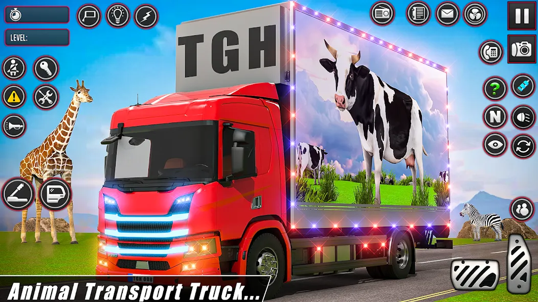 Animal Transport Driving Games (Домашний перевоз игры) [МОД: Меню, Бесконечные монеты и Открытые уровни] Screenshot 4