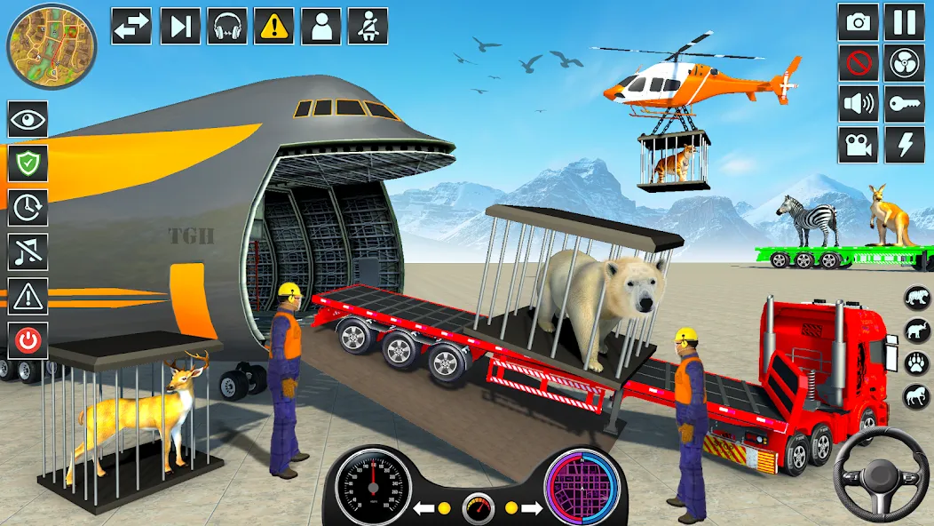 Animal Transport Driving Games (Домашний перевоз игры) [МОД: Меню, Бесконечные монеты и Открытые уровни] Screenshot 5