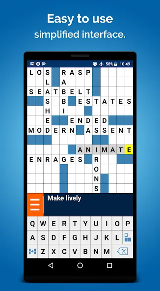 Crossword Puzzle (Кроссворд Пазл) [МОД: Много монет, Открытые уровни и Мега MOD] Screenshot 1