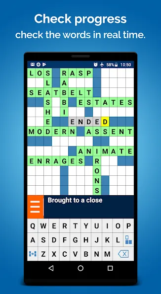 Crossword Puzzle (Кроссворд Пазл) [МОД: Много монет, Открытые уровни и Мега MOD] Screenshot 2