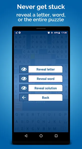 Crossword Puzzle (Кроссворд Пазл) [МОД: Много монет, Открытые уровни и Мега MOD] Screenshot 3