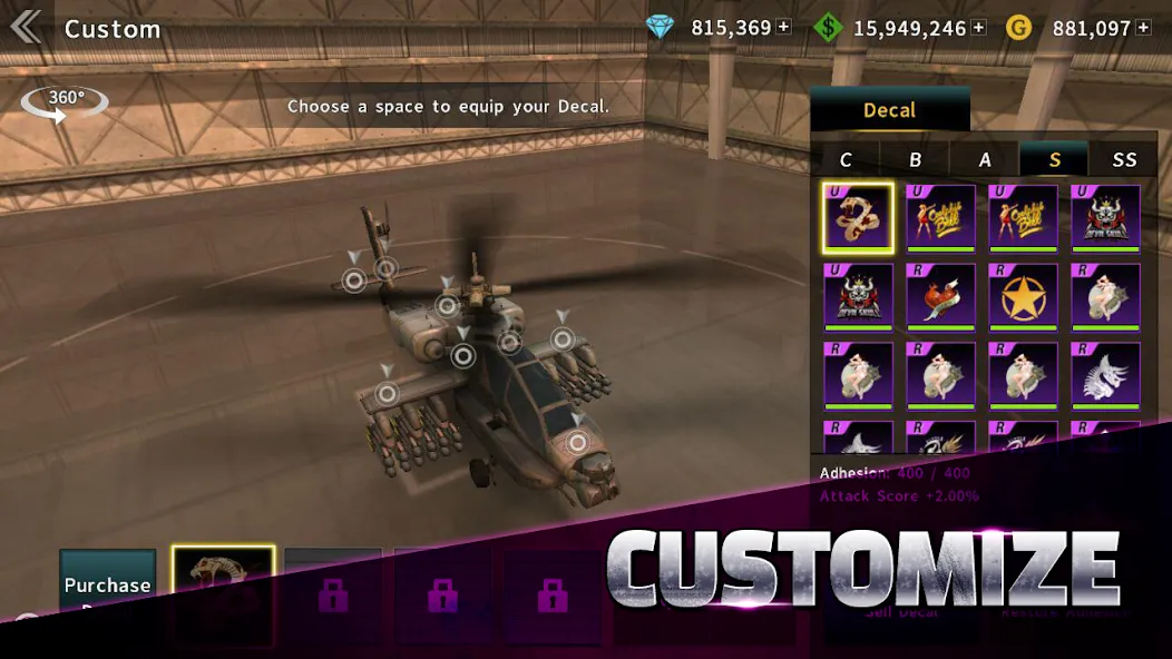 GUNSHIP BATTLE: Helicopter 3D [МОД: Деньги, Монеты и Меню MOD] Screenshot 5