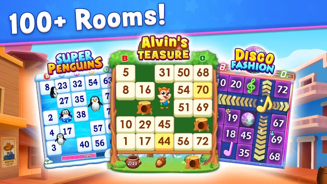 Bingo: Play Lucky Bingo Games (Бинго) [МОД: Много монет, Открытые уровни и Мега MOD] Screenshot 2