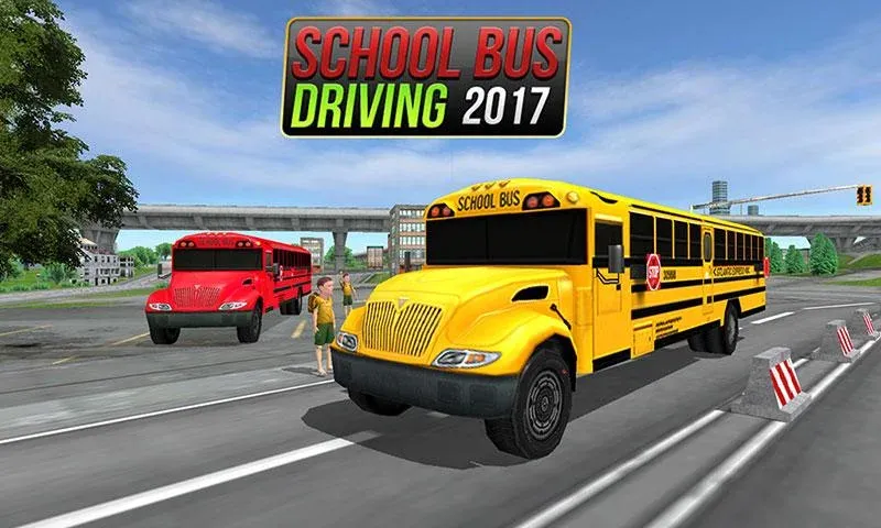 School Bus Driving Game [МОД: Много денег, Монет и Все открыто] Screenshot 1