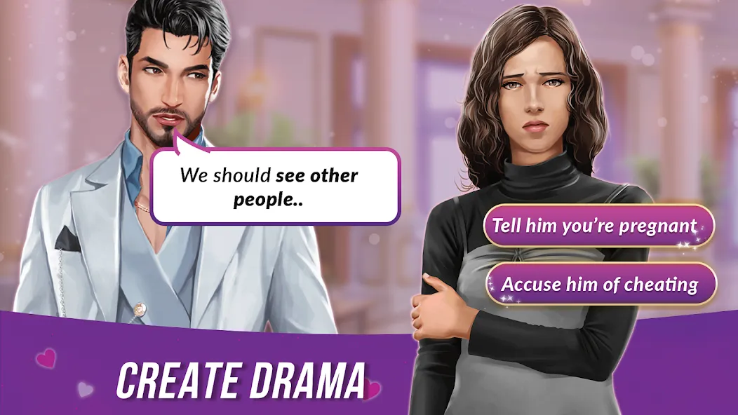 Perfume of Love, choice  story (Парфюм Любви) [МОД: Меню, Бесконечные монеты и Открытые уровни] Screenshot 5