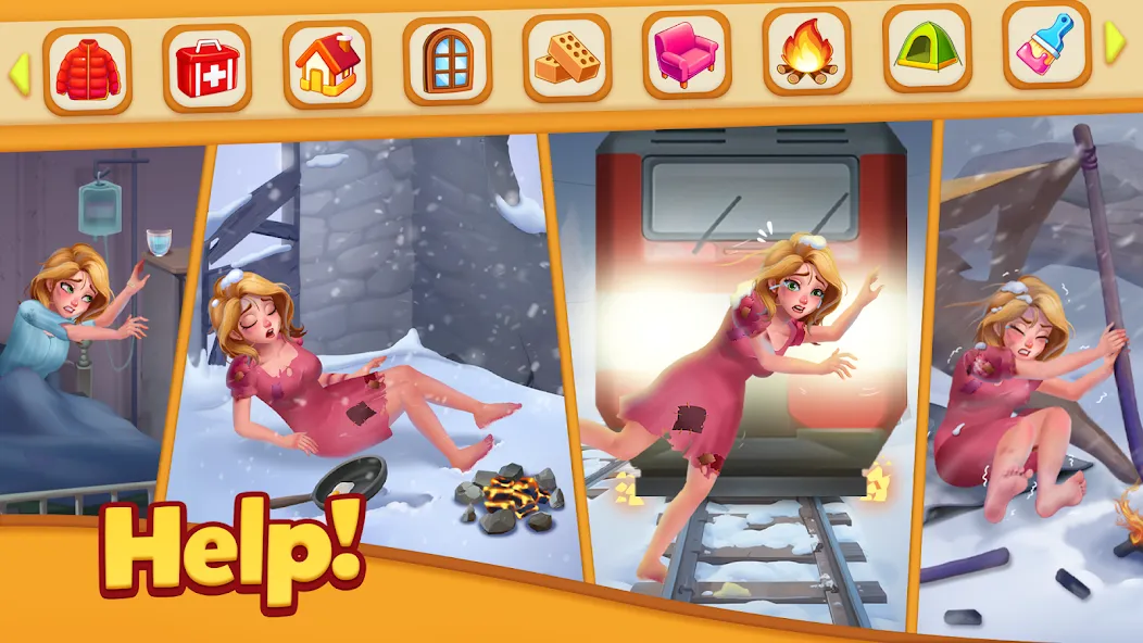 Tile Family: Match Puzzle Game (Тайл Матч) [МОД: Меню, Бесконечные монеты и Открытые уровни] Screenshot 1