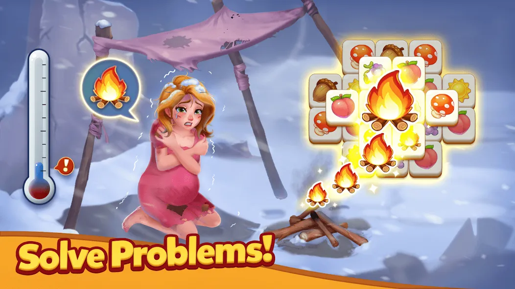 Tile Family: Match Puzzle Game (Тайл Матч) [МОД: Меню, Бесконечные монеты и Открытые уровни] Screenshot 2