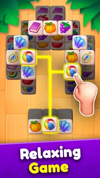 Tile Match [МОД: Много монет, Открытые уровни и Мега MOD] Screenshot 2