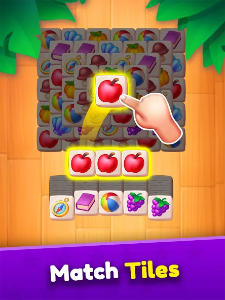 Tile Match [МОД: Много монет, Открытые уровни и Мега MOD] Screenshot 5